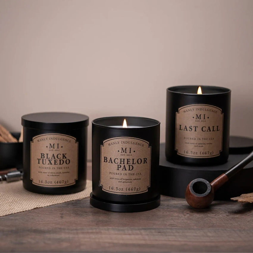 Candela di soia profumata da uomo Colonial Candle - Bachelor Pad