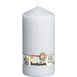 Bolsius geurloze zuilkaars 20 cm 200/98 mm - Wit