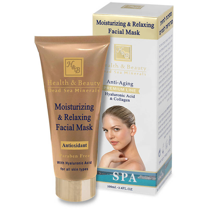 Maschera viso idratante con acido ialuronico 100 Health & Beauty