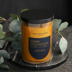 Vela aromática para hombre de soja Clean Colonial Candle
