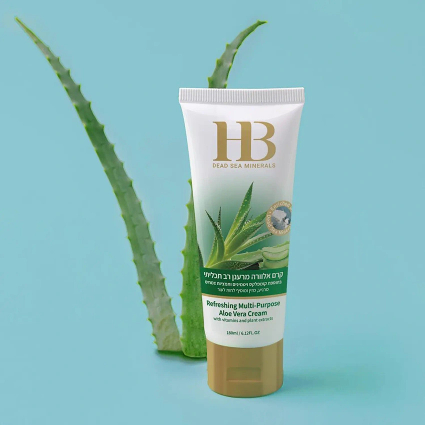 Crème à l'aloès pour les soins du corps aux minéraux de la Mer Morte 180 ml Health & Beauty