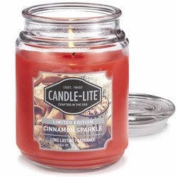 Świeca zapachowa naturalna cynamon - Cinnamon Sparkle Candle-lite