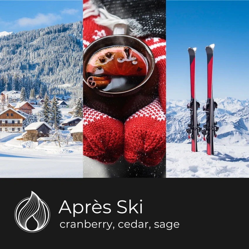 Candle World sojová vonná svíčka 3 knoty Après Ski Brusinka Šalvěj 460 g