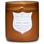 Colonial Candle wooden wick soy scented candle amber 15 oz 425 g - Citrus Amber