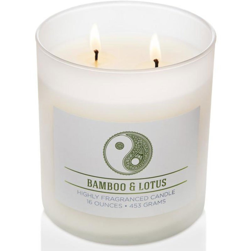 Natürliche Soja-Duftkerze im Glas Colonial Candle 16 oz 453 g – Bamboo Lotus