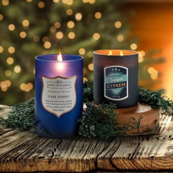 Sojová vonná svíčka pro muže Juniper Cypress Colonial Candle